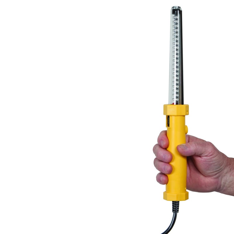 Bayco SL-2125 25 Foot Cord Corded LED Work Light with Magnetic Hook for Hand-Free Lighting, Yellow - Image 3